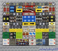 LEGO - Printed Tiles - PICK YOUR DESIGN - 1x1 1x2 1x4 Rectangular Square Flat 