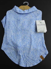 NEW Dog Apparel CLOTHING Tommy Bahama Tropical Flowers Large Beach Top NWT