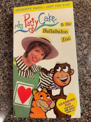 Miss Party Cake & The Hullabaloo zoo Integrity Music just for kids VHS OOP Rare