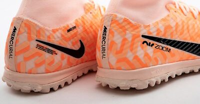 Nike Men Mecurial Super-fly 9 NU TF Cleat Soccer Orange Futsal