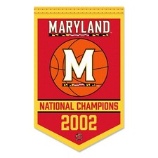Maryland Terrapins Basketball National Champions Banner Flag