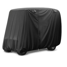420D Golf Cart Cover for Yamaha EZGO Club Car 4 Passenger Waterproof Black