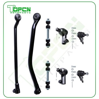 For 86-1994 Pontiac Sunbird Suspension 8pcs Front Ball Joints Tie Rods Sway Bars
