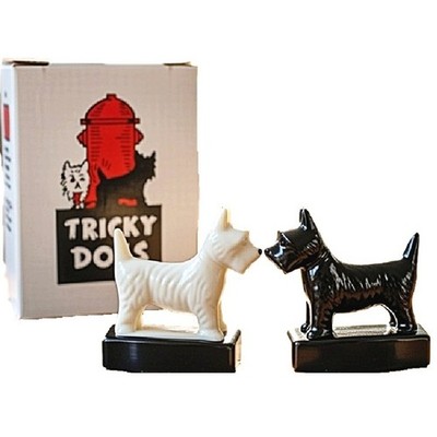 NEW Retro Vintage Magnetic TRICKY DOGS Spinning Frisky Scottie Magic Novelty Toy
