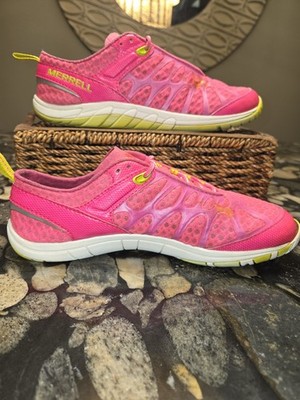Merrell M Connect Crush Groove Womens Pink Trail Minimalist Shoes Size 7.5 M 