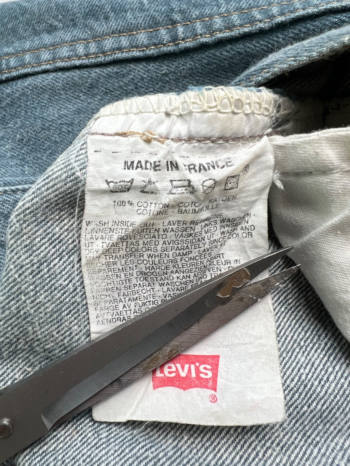 Levi's 511 Jeans Shorts Light Blue W29 image 5