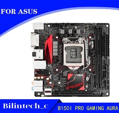 FOR B150I PRO GAMING AURA DVI+ LGA1151 MOTHERBROAD TEST OK #CV