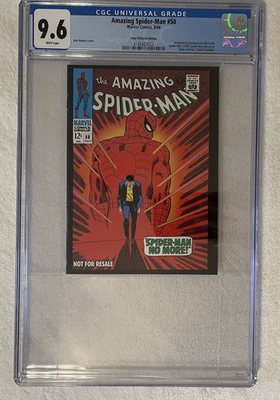 #ad Amazing Spider Man #50 CGC 9.6 White Pages Sony Pictures Edition 2004 $190.00