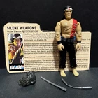 1985 Vintage G.I. Joe 3.75 ARAH Quick Kick v1 & File Card 100% Complete