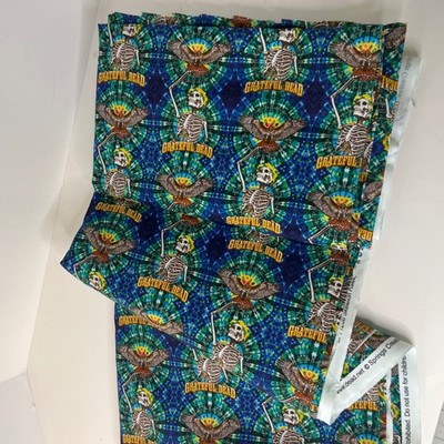 Grateful Dead Skeleton Hawk Tie Dye Cotton Fabric 4 Yards Springs Creative 2020