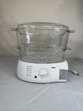 Oster Two Tier Food Steamer & Rice Cooker Model #5711 No Box