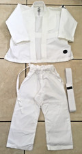 Domyos Hirosaki 50 Reinforced Judo Kimono + Belt Size 100cm 4 Years NEW White