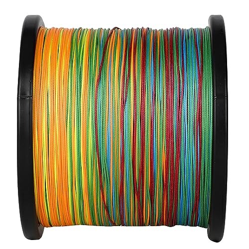 NEW Hercules PE Fishing Line 4-Strand Braid Multicolor 8lb 1000yds 914m - Image 2
