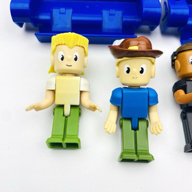 Knex Blue Seats w/ Figures - K'nex Thrill Rides Parts