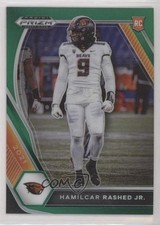 2021 Panini Prizm Draft Picks Green Prizm Hamilcar Rashed Jr #141 0kr5