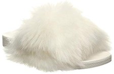 Bearpaw Lucinda Women's Furry Slippers - 2688w White Shag - 6 Medium