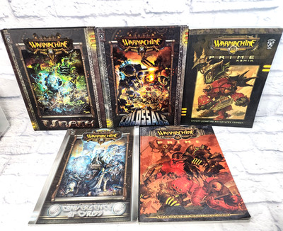 Warmachine Colossals Wrath Convergence Prime Remix Hardcover Privateer Press LOT