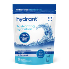 Hydrant - Bulk Hydration Powder Unflavored 50 Servings Acting Electrolyte