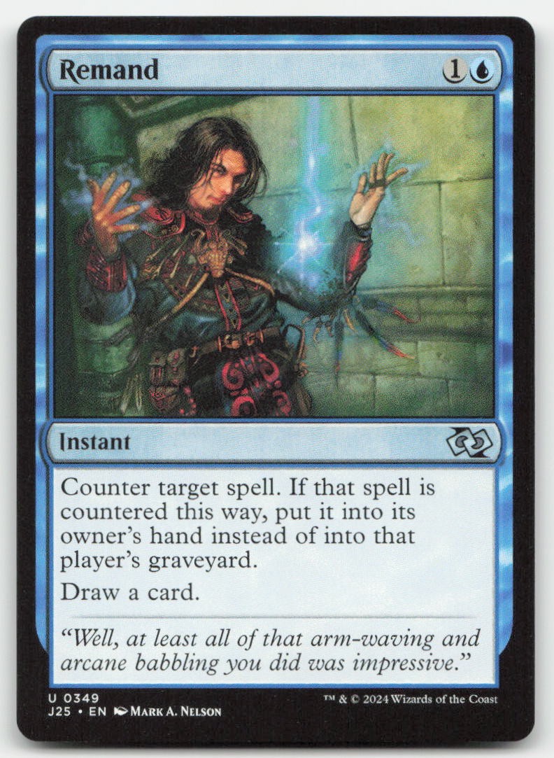 Remand 349 J25 Foundations Jumpstart Magic MTG NM
