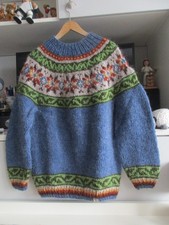Damenpullover aus 100% Islandwolle mit besond...