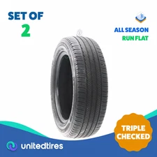 Set of (2) Used 225/60R18 Michelin Primacy MXM4 ZP 104H - 6.5/32