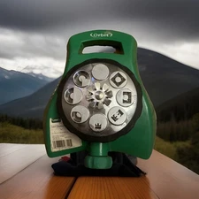 Orbit 8 Pattern Turret sprinkler Green Zinc PN 56740-28 RA Fast Shipping