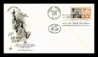 DR JIM STAMPS US COVER AIR MAIL 15C STATUE OF LIBERTY FIRST DAY ISSUE ARTCRAFT
