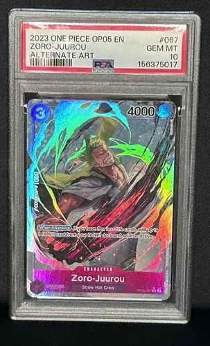 Zoro-Juurou (Alternate Art) OP05-067 Awakening of the New Era Foil PSA 10