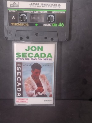 JON SECADA- OTRO DIA MAS SIN VERTE..Cassette Tape Album Excellent/Tested.