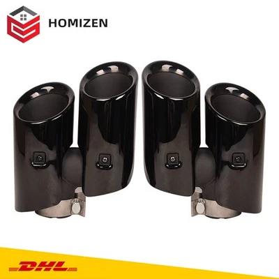 2X Auspuffendrohr Endrohre Auspuffblenden Blende für Porsche Macan 95B 2014-2025 - Bild 1 von 4