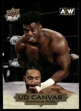 2022 Upper Deck AEW Powerhouse Hobbs #C22 UD Canvas Gold