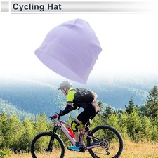 Cycling Hat Warm Breathable Purple 8.07"x10.63" 1 Pcs