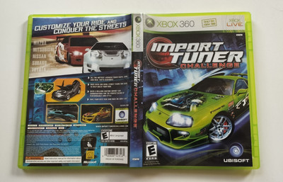Original Replacement Box Case ONLY Xbox 360 XB Import Tuner Challenge RARE