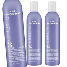 Rusk Deepshine PlatinumX Conditioner12 oz - Pack of 3