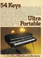 Rhodes Stage 54 electric piano  (re-wired & serviced)