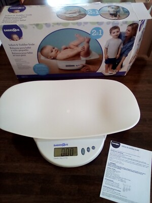 Infant and toddler Scale by Babies'R'Us up to 44 lbs with  removable infant tray