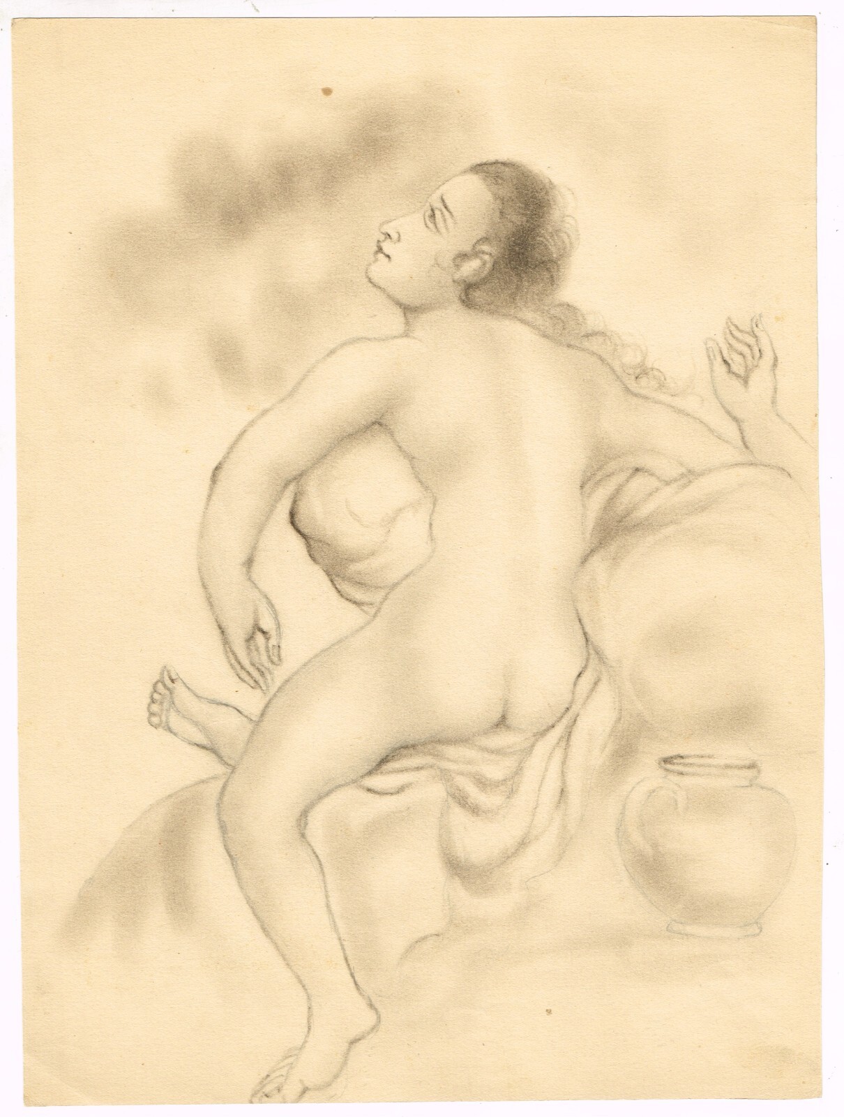 Arte De Dibujo A Mano En Papel Decoración Para El Hogar Regalo 10.5x14 Pulgadas