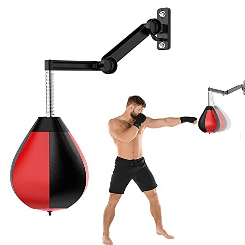Speed Bag Boxing Punching Bag Wall Mount Speed Ball Reflex Boxing Speed