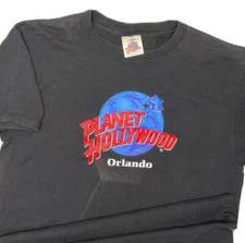 Vintage Planet Hollywood Orlando Shirt 1991 Graphic Tee 90s Crewneck Men L USA
