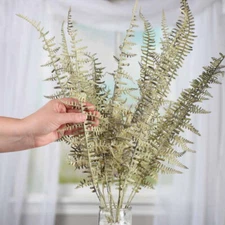 27" Light Green Artificial Decorative Fern Floral Bush