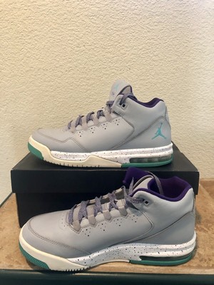 purple and grey jordan flights