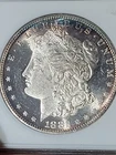 1882 S MS63 DMPL & 1898 MS64 ANACS Soapbox PK2650 & PK2651 Toned