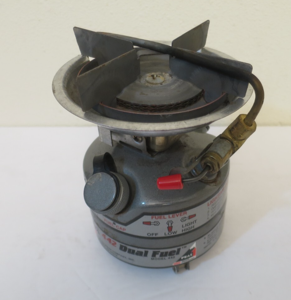 Coleman Feather Stove Model 442 ガソリン式 Outdoor Outlet - Coleman FEATHER 442 DUAL FUEL STOVE