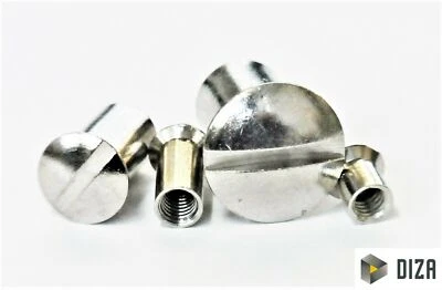 DIZA Socket nuts with slot stainless steel female thread pan head 1.4305 sleeves