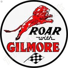 Roar With Gilmore 11.75" Round Metal Sign