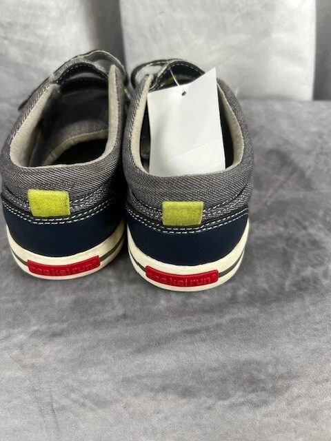 VER KAI RUN Niños Zapatos Talla 13 Niños Russell Zapatilla Gris/Azul Foto 3 de 4