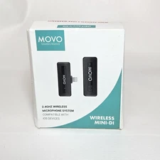 MOVO Wireless Microphone System for iOS Devices 2.4GHZ MINI-DI