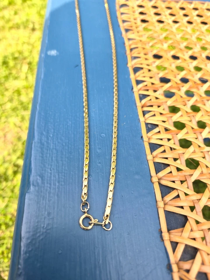 Colgante Floral Monet Vintage en Collar Cadena 14k GF Conjunto Joyería Vintage Regalo Foto 4 de 4