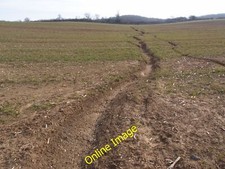 Photo 6x4 Flood water gullies Wardley/SK8300 Heavy rain and snow melt ha c2013