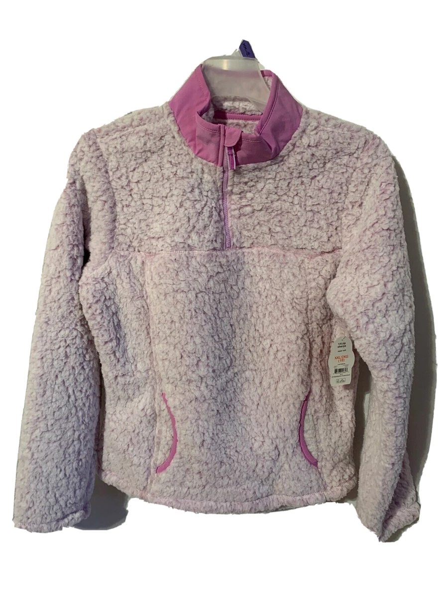 Wonder nation outlet sherpa pullover